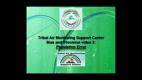 Thumbnail for Bias and Precision Video 3 Population Error