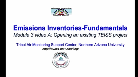 Thumbnail for EI-Fundamentals-3A_ Opening an Existing TEISS Proj