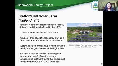 Thumbnail for Re-Purposing Contaminated Lands for Renewable Energy: Considerations for Tribes