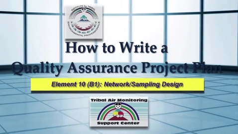 Thumbnail for Element 10 (B1)-Network-Sampling Design, Plus E-CFR
