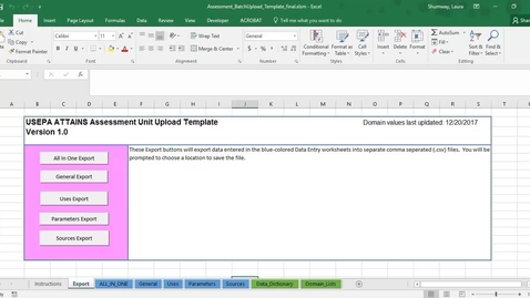 Thumbnail for ATTAINS Batch Uploading Assessments