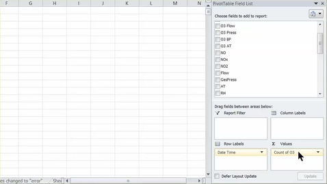 Thumbnail for 10 pivot table O3 avg and formatting
