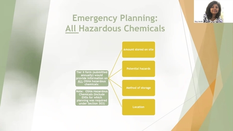 Thumbnail for entry An Overview of Emergency Planning, Release Reporting, and Community Right-to-Know Reporting of Hazardous Chemicals Under the Emergency Planning and Community Right-to-Know Act (EPCRA)