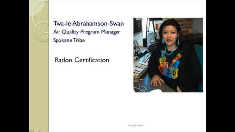 Thumbnail for entry Radon Certification