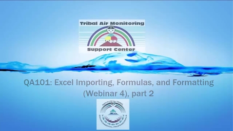 Thumbnail for QA101_ Excel Importing, Formulas, and Formatting (