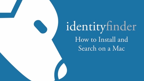 Thumbnail for Mac Install and Search