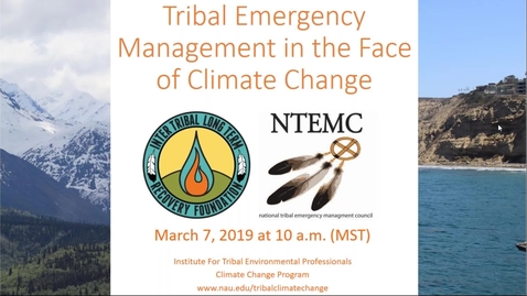 Thumbnail for entry Tribal Emergency Management in the Face of Climate Change