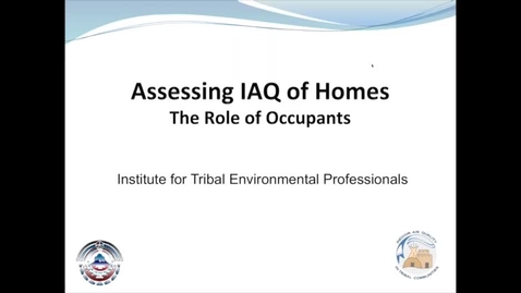 Thumbnail for entry Assessing IAQ Discussions with Occupants