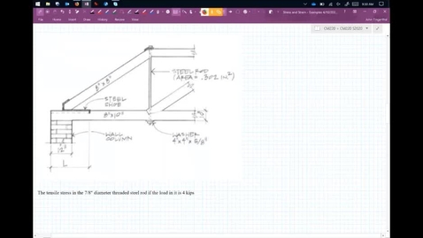 Thumbnail for entry Axial Stress Calcuation - Tension