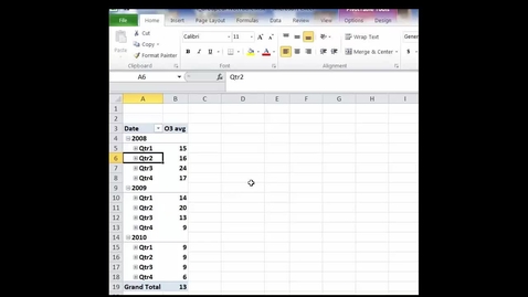 Thumbnail for entry 14 tabular format pivot table