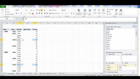 Thumbnail for 16 pivot chart creation