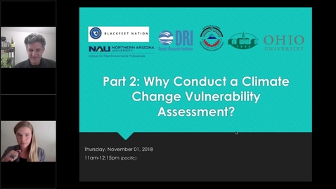 Thumbnail for entry Part 2_ Why Conduct a Climate Change Vulnerability Assessment?