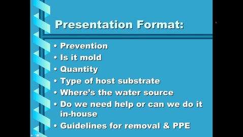 Thumbnail for Mold Prevention and Remediation