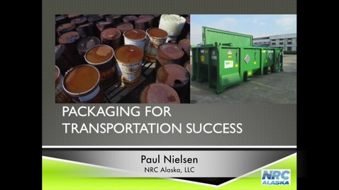 Thumbnail for entry Introduction to Hazardous Waste Packaging in Alaska