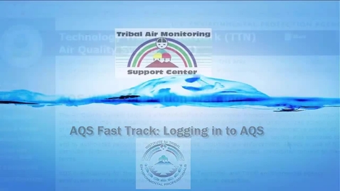 Thumbnail for entry AQS Fast Track_ Logging in to AQS