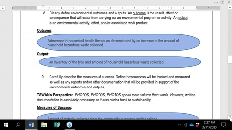 Thumbnail for entry Hazardous Waste Management Grant Program for Tribes – Grant Writing Tips and So Much More