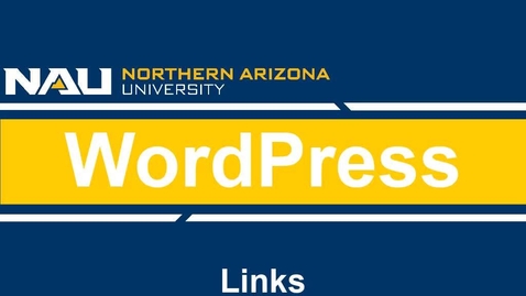 Thumbnail for WordPress Features &amp; Settings: Links