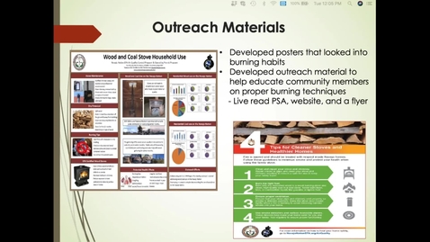 Thumbnail for entry 3.4 Education and Outreach for Tribal Communities (Part 2 Outreach and Getting Good Firewood) - Eugenia Quintana