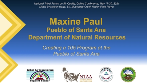 Thumbnail for entry Creating a 105 Program at the Pueblo of Santa Ana
