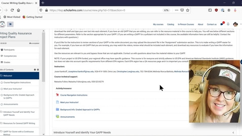 Thumbnail for Facts About QAPPs 1 - QA Intro and Overview of Tools and Courses