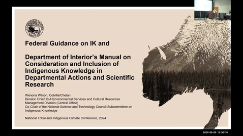Thumbnail for Sharing Our Perspectives - Indigenous Knowledge in Federal Decision Making