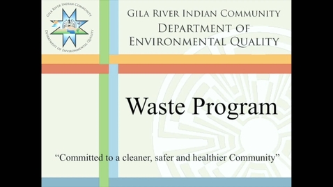Thumbnail for GRIC Waste Program Overview