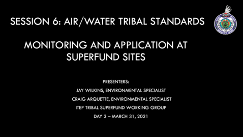 Thumbnail for Session06_AirWaterTribalStandards
