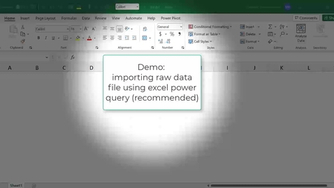 Thumbnail for entry Excel 2 Import Anything Using Power Query