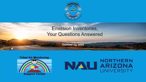 Thumbnail for entry Emissions Inventories, Your Questions Answered