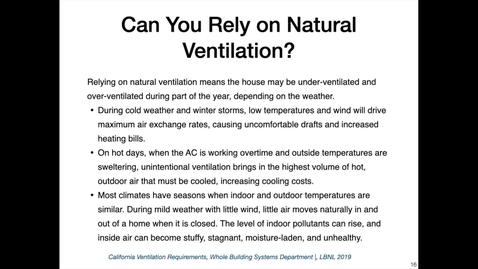 Thumbnail for Natural Ventilation