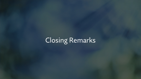 Thumbnail for Closing Remarks (2020 Virtual Data Conference)