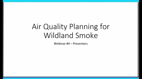 Thumbnail for The Yurok Tribe’s 2017 Wildfire Disaster Response and Reintroduction of Prescribed Fire to Help Prevent Future Wildfires” – Joe Hostler
