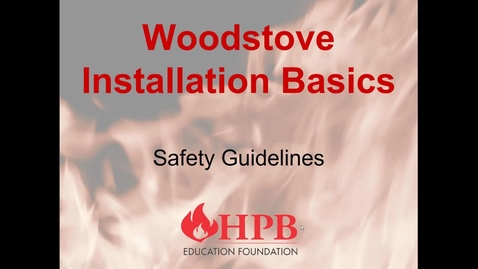 Thumbnail for entry 2.2 Woodstove Installation Basics: Safety Guidelines - Rick Vlahos