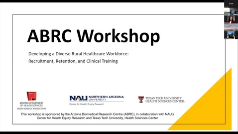 Thumbnail for ABRC 2023: Developing a Diverse Rural Healthcare Workforce