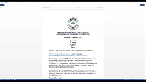 Thumbnail for 01.27.21 VW Webinar-How to Become a Beneficiary