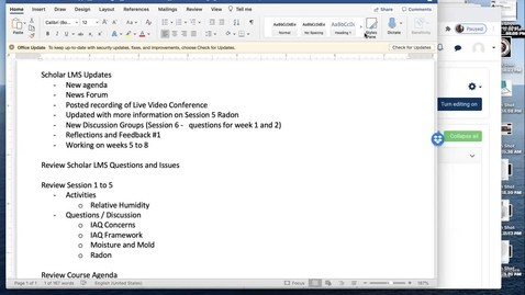 Thumbnail for Live Video Class Meeting 02/25/21