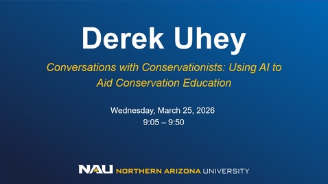 Thumbnail for AI Week 2026 - Derek Uhey
