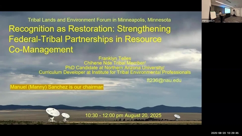 Thumbnail for Recognition as Restoration: Strengthening Federal-Tribal Partnerships in Resource Co-Management