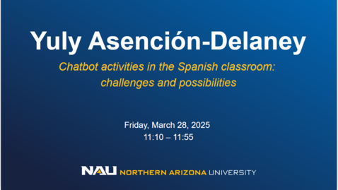 Thumbnail for AI Week - Yuly Asencion-Delaney