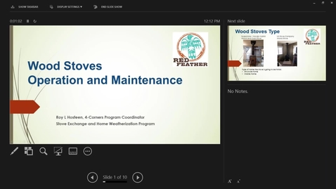 Thumbnail for 2.4 Woodstove Operations and Maintenance - Roy Hosteen