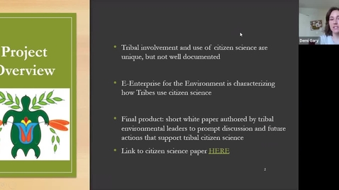 Thumbnail for entry Tribal Citizen Science: Eight Case Studies to Highlight how Tribal Citizen Science can be Implemented and Supported within Tribal Environmental Agencies