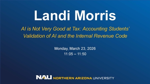 Thumbnail for AI Week 2026 - Landi Morris