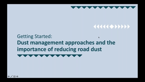 Thumbnail for entry 1.1 Kayla Krauss- Dust Management Approaches and the Importance of Reducing Road Dust