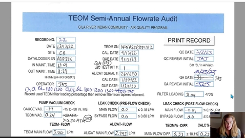 Thumbnail for QC Data Sheets Pt 1-Field QC Data on Paper and into Excel Overview
