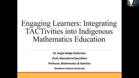 Thumbnail for Engaging Learners : Integrating TACTivities into Indigenous Mathematics Education