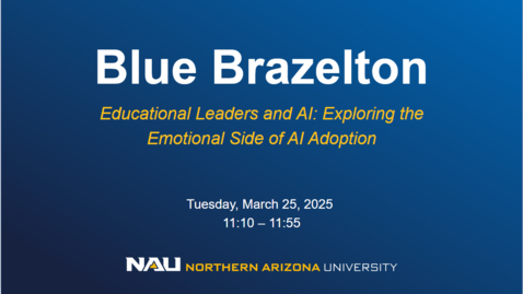 Thumbnail for AI Week - Blue Brazelton