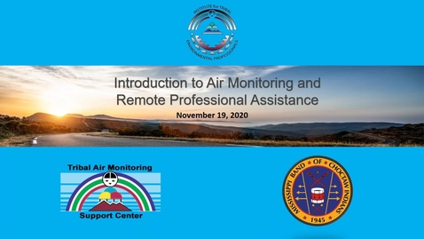 Thumbnail for Introduction to Air Monitoring and Remote Professional Assistance