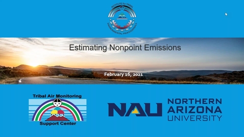 Thumbnail for entry Estimating Non-Point Source Emissions 