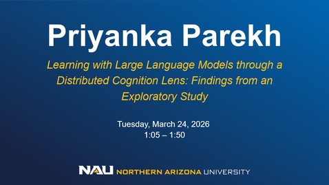 Thumbnail for AI Week 2026 - Priyanka Parekh