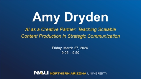 Thumbnail for AI Week 2026 - Amy Dryden